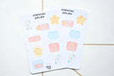 Positive affirmation stickers