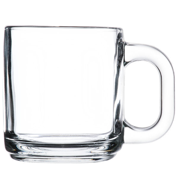 Transparent glass mug - To personalize