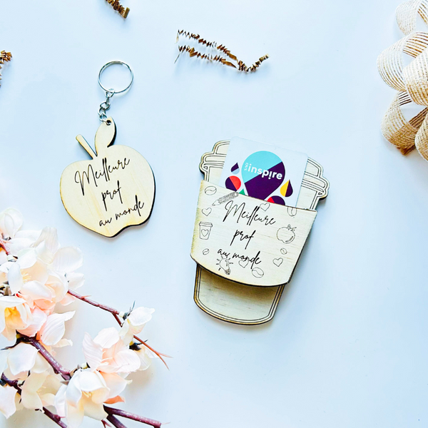 Duo key ring & coffee gift (3 choices)