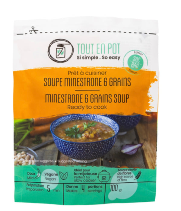 Minestrone soup (4 servings)
