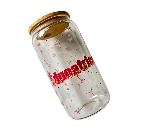 Verre canne - Éducatrice d'exception Noël