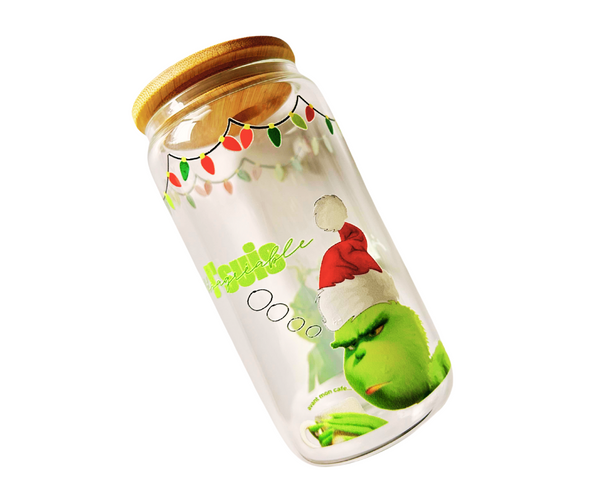 Verre canne - Grinch