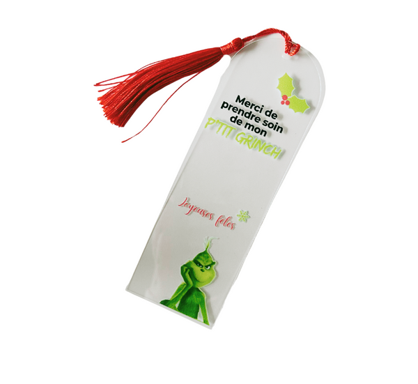 Signet - Merci de prendre soin de mon P'tit Grinch!
