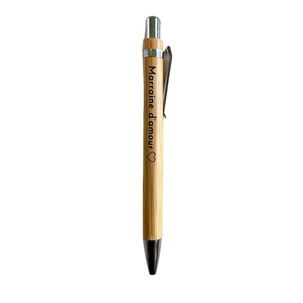 Personalized pencil: Marraine d'amour