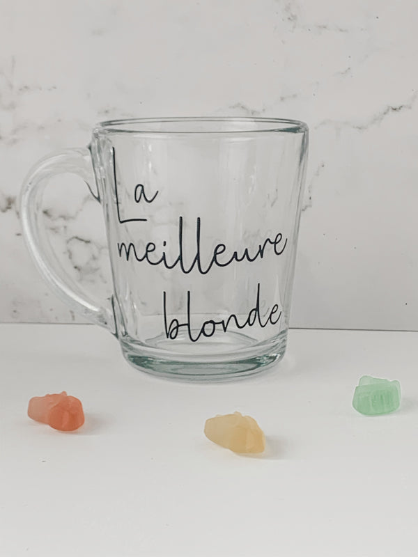 The Best Blonde personalized gift box mug