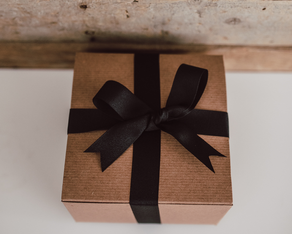 Black buckle gift box